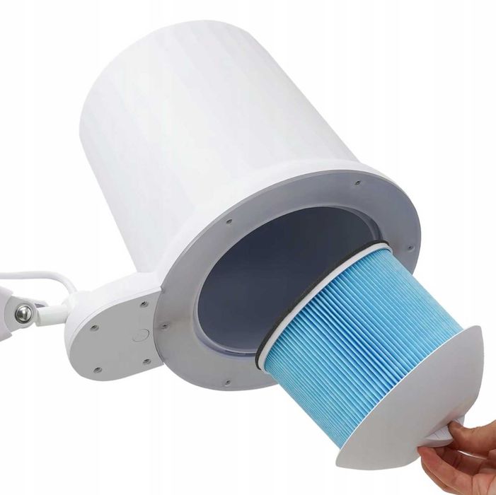 Profesjonalny pochłanaicz pyłu do paznokci z lampą LED 55W