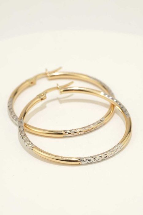 Złote kolczyki 14K 3.09g