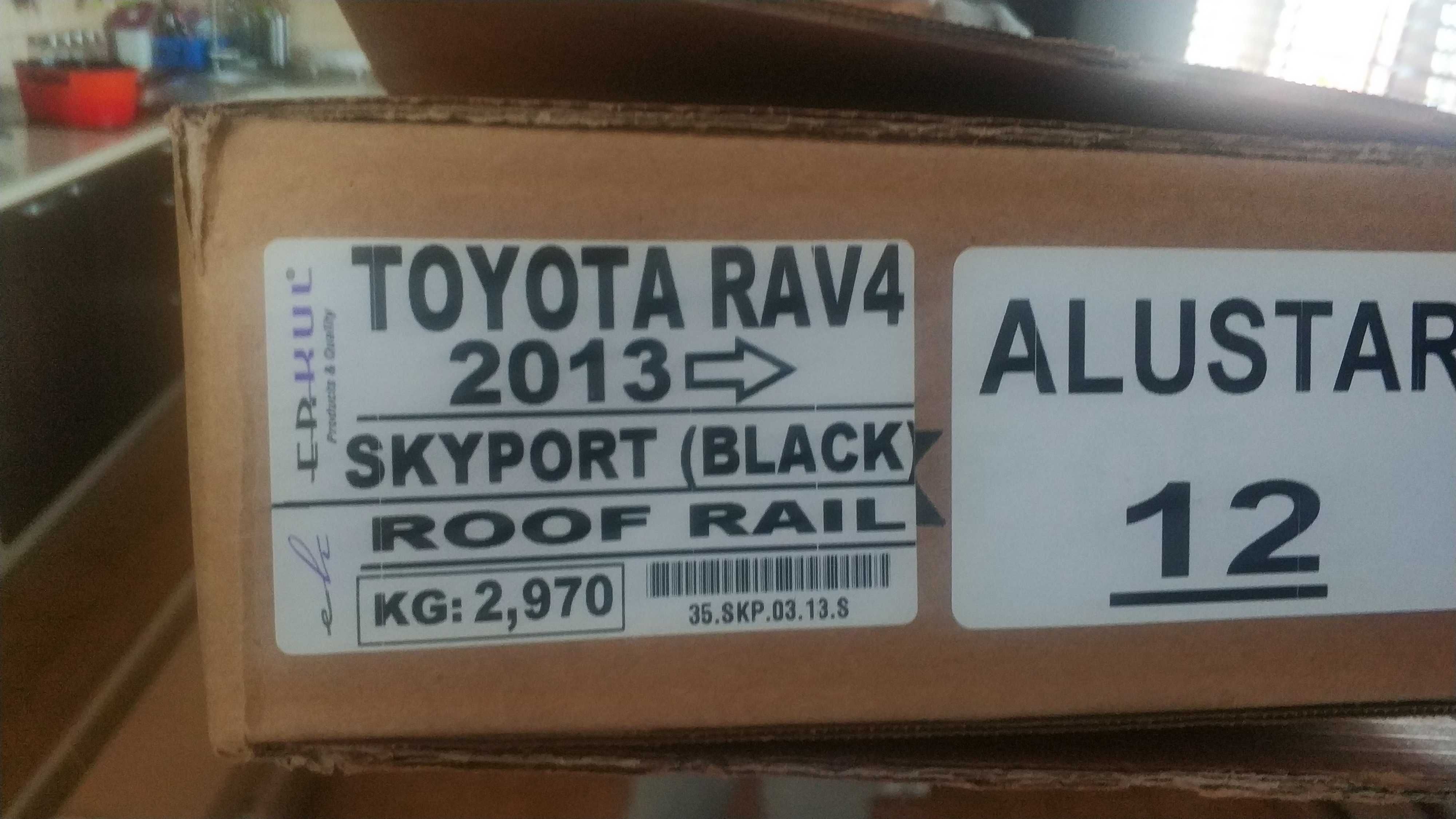 Relingi Dachowe TOYOTA: Rav4 13-18 bagażnik