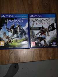 Gra PS4 Horizon Zero Dawn i assassin's Creed IV