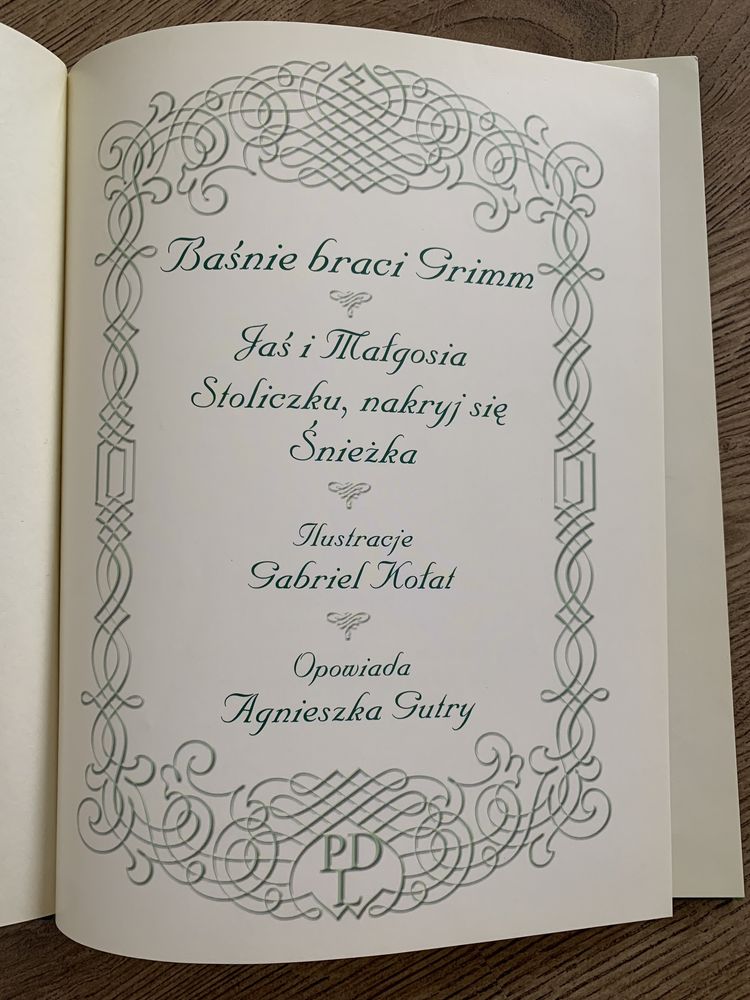 Baśnie braci Grimm Jaś i Małgosia Śnieżka 2001 rok pięknie ilustrowane