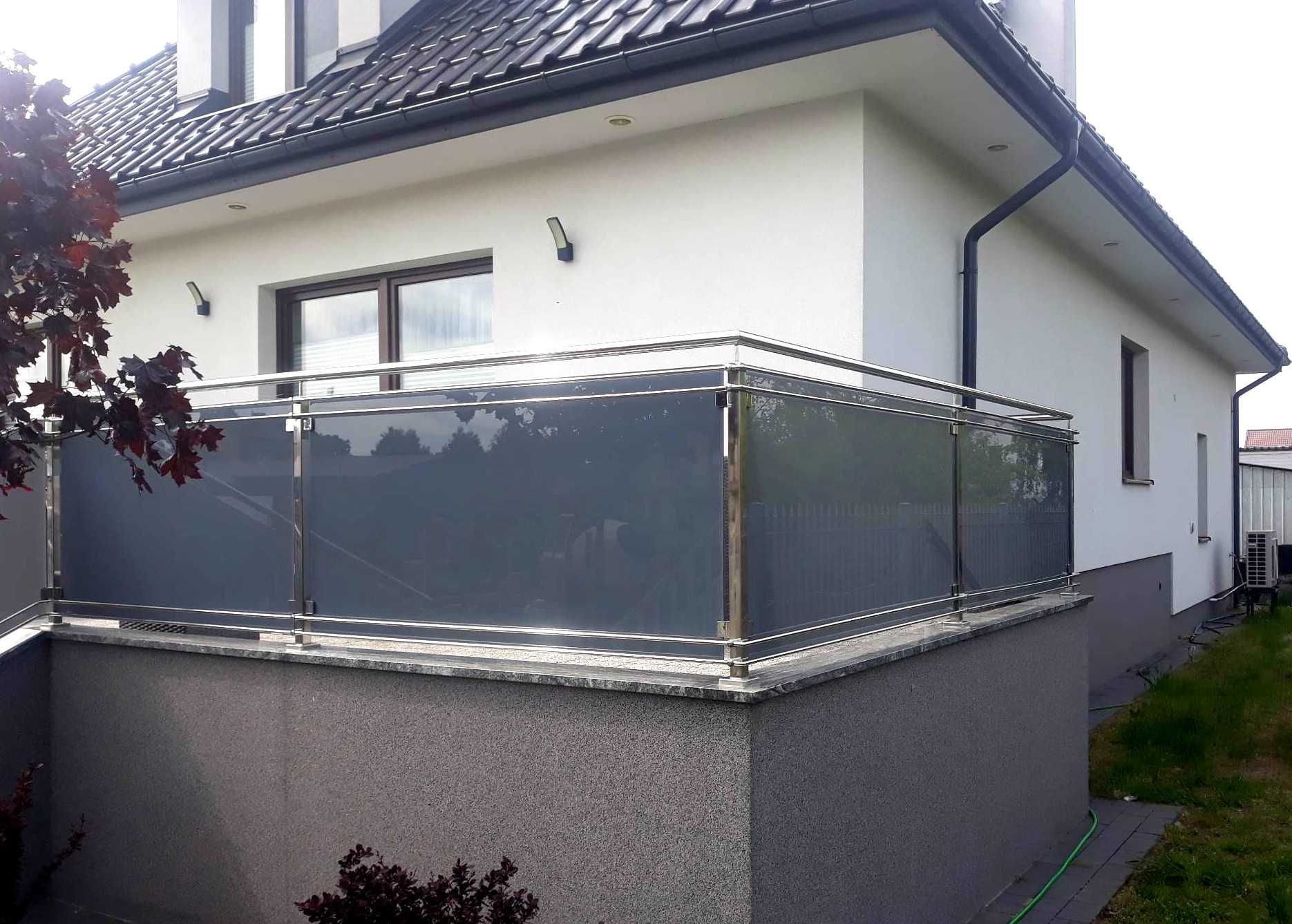 balustrady nierdzewne balustrady szklane ZAKOPANE stal czarna