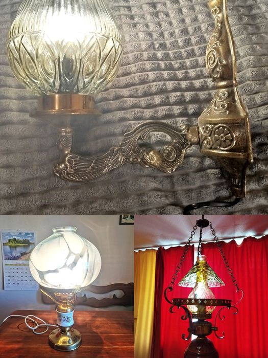 Світильники настінні, бра, лампи, люстра