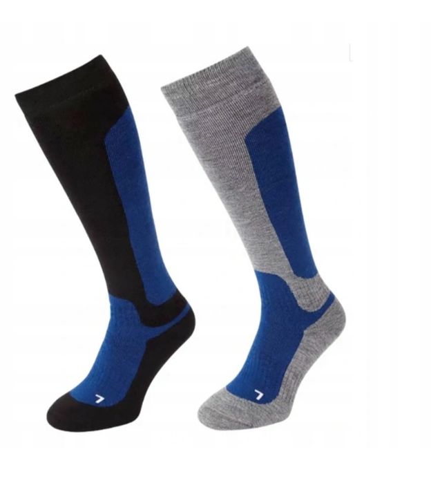 Skarpety męskie narciarskie długie rozmiar 43-46