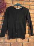 Sweterek czarny dopasowany sweter Quiosque