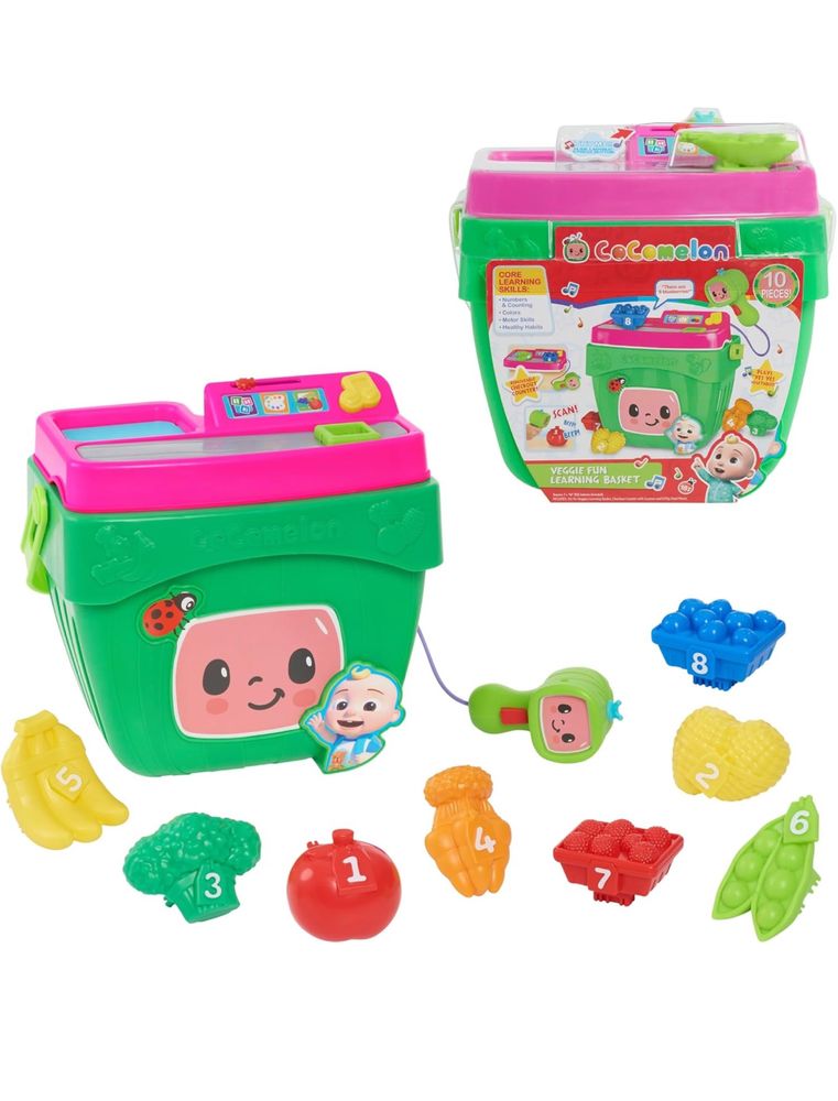 CoComelon Veggie Fun Learning Basket кокомелон кассовий апарат сортер