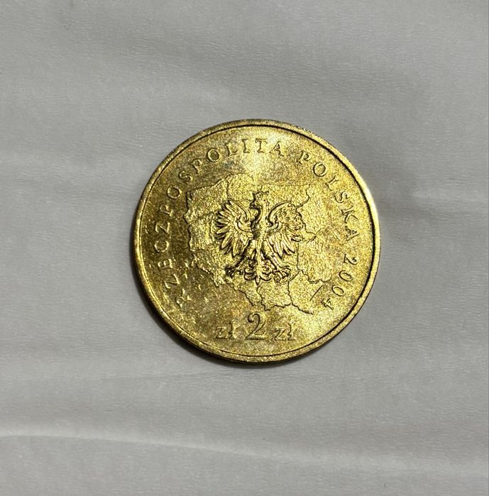 Moneta 2 zl wojewodztwo Mazowieckie 2004 r