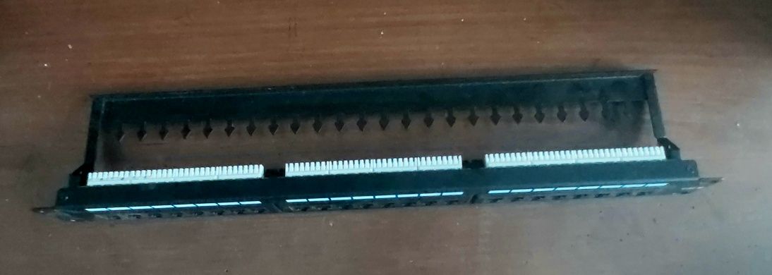 REGUA BASTIBOR Patch Panel 24 portas Rj45 cat 6