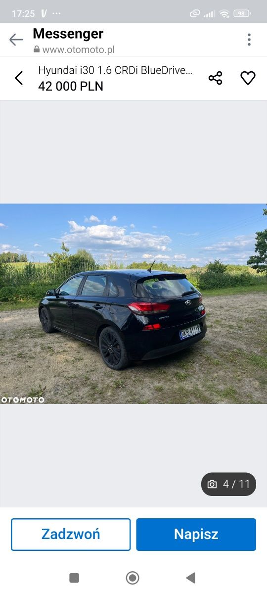 Hyundai i30 czarny