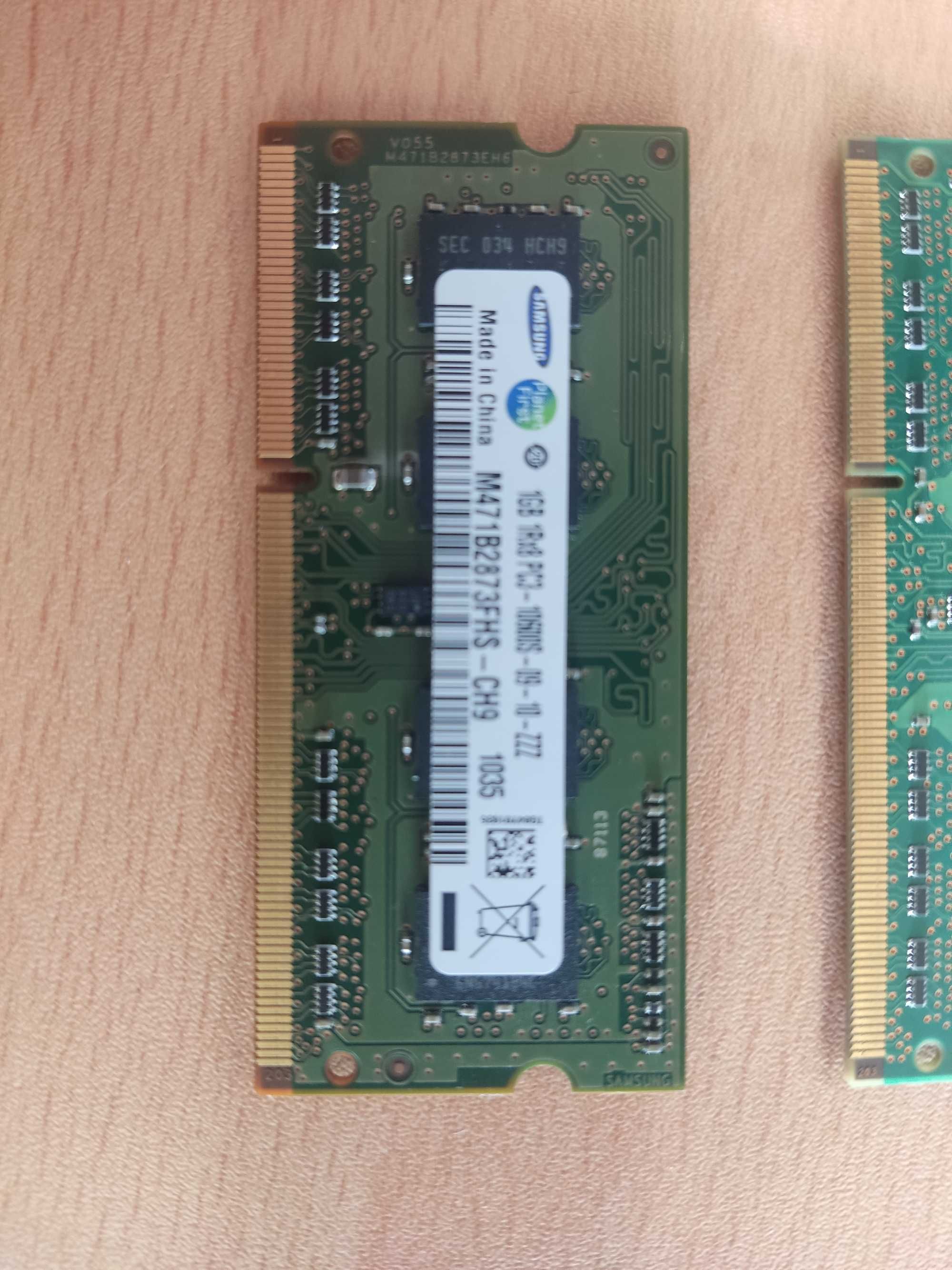 Memória RAM 1G e 2G
