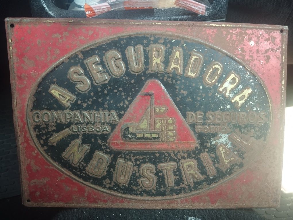 Chapa seguros antiga