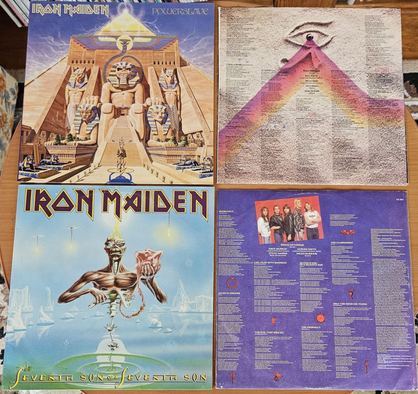 LP Iron Maiden набір з 9 класичних студійних альбомів 1980-1992рр.