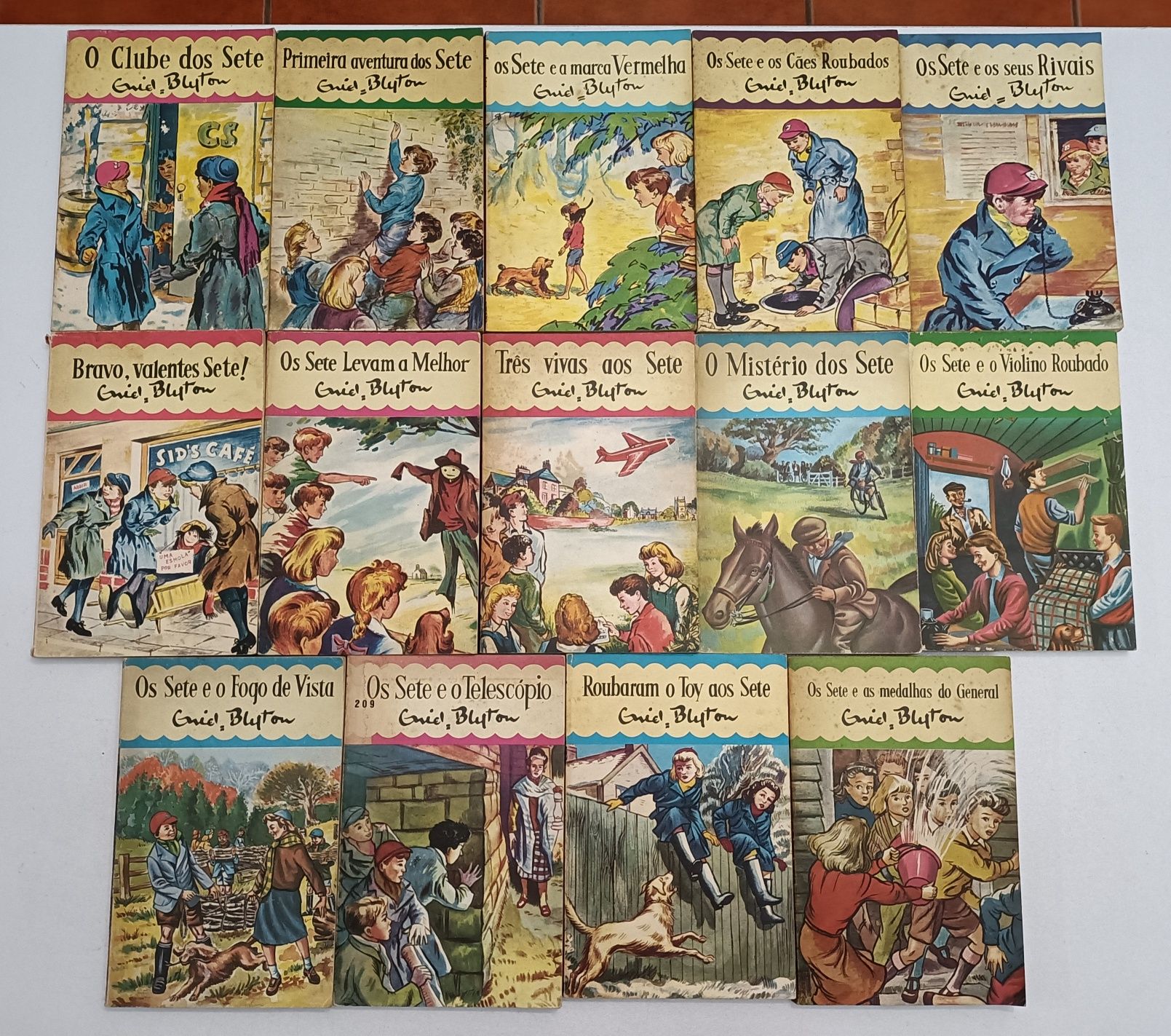 135 Livros Enid Blyton, Os Sete, Uma Aventura, e outros...