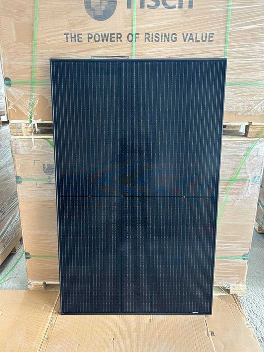 Сонячні панелі Risen 400W Full Black чорні монокристалічні