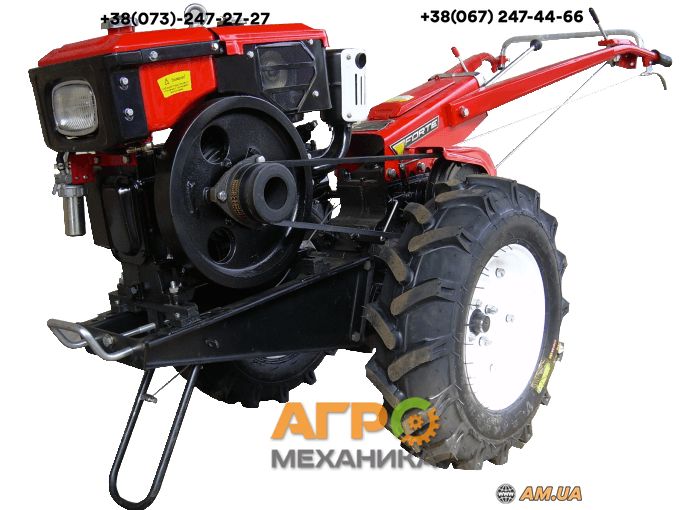 Мотоблок Forte МД-81 LUX (8 к.с. дизель)! Фреза+LED фара!