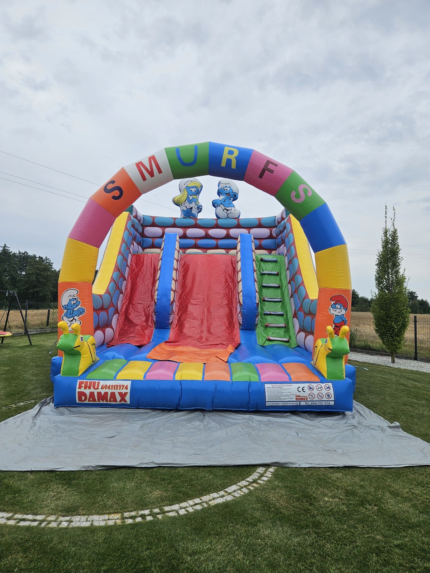 Zakręcony ziemniak wata dmuchańce piana partybyk rodeo zjeżdżalnia zam
