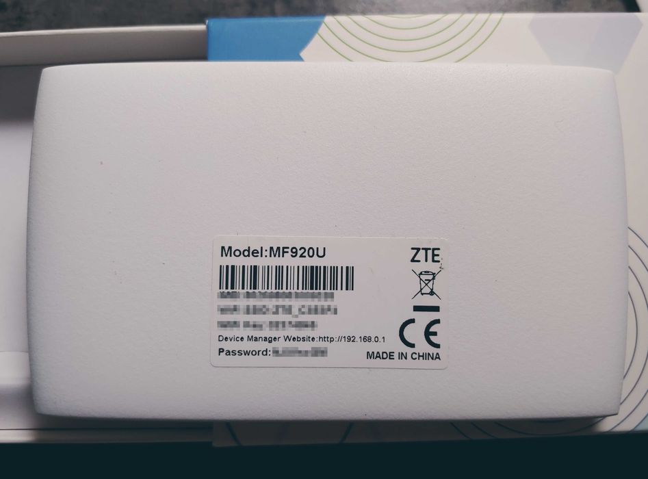 ZTE MF920u - 3G/4G LTE Wi-Fi роутер на сімці