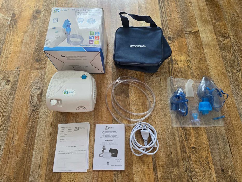 Inhalator / Nebulizator kompresorowy Omnibus BR-CN116 – komplet