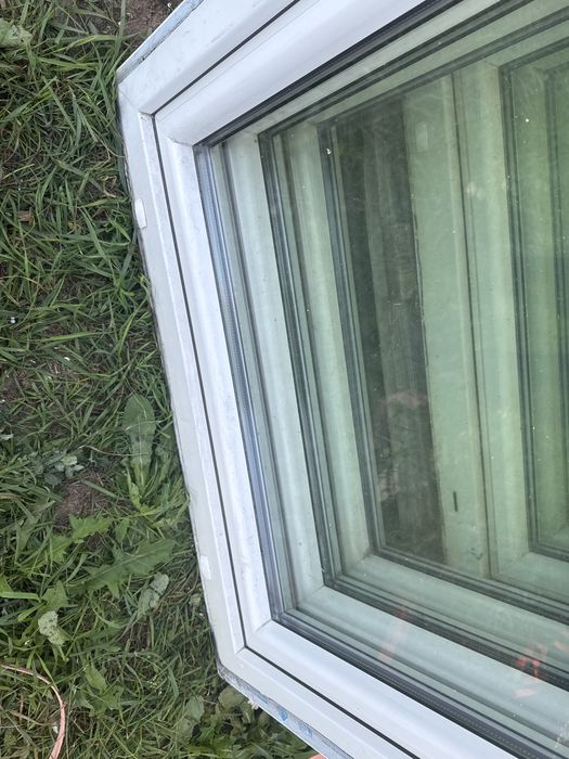 10x okno balkonowe pcv biale 87x229 rozwierne (demontaz 90x230, zimowy