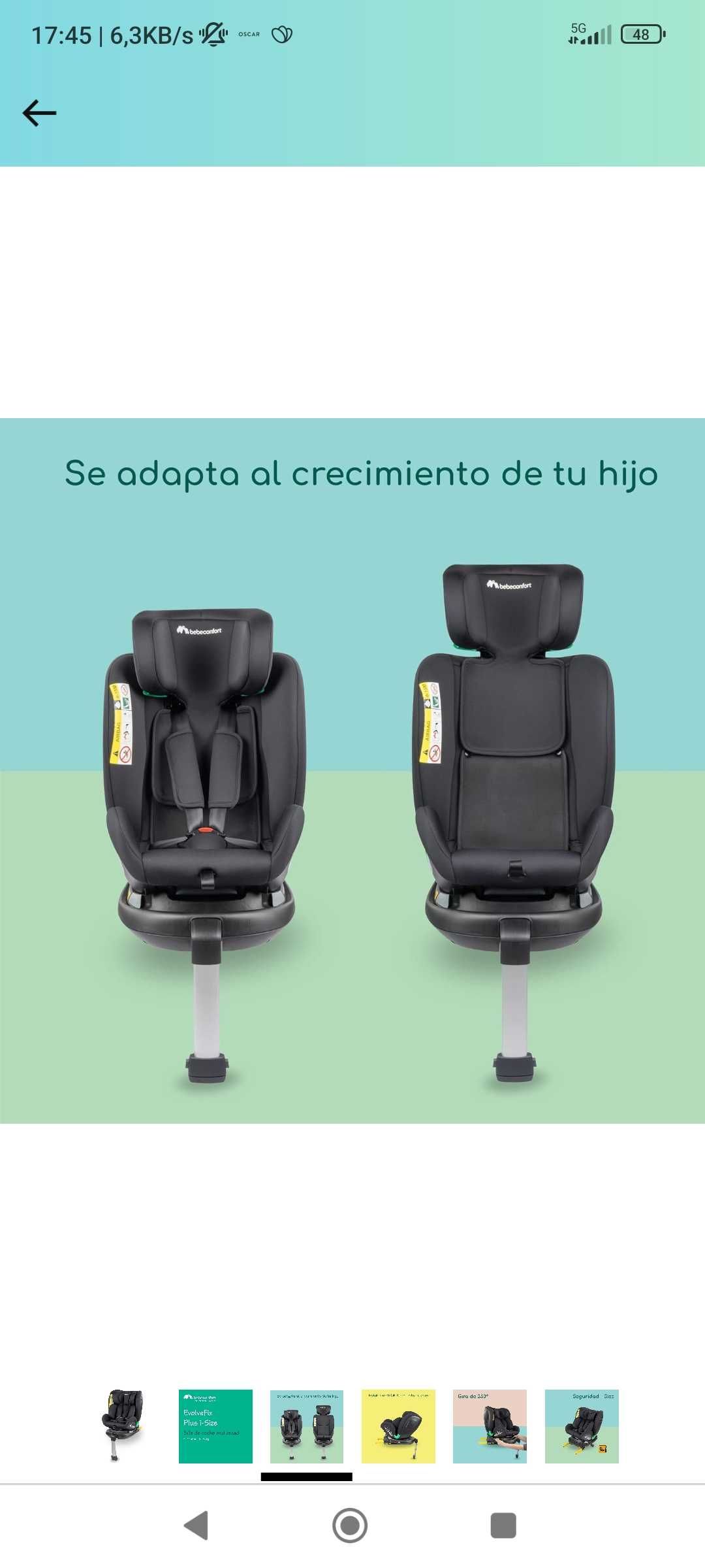 Cadeira auto 360  bebe Confort