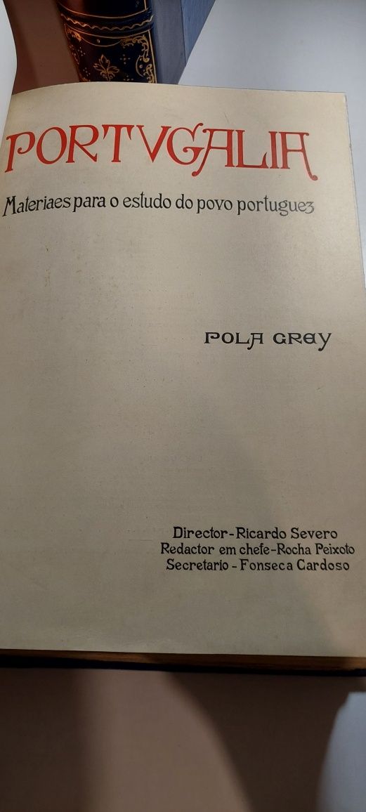 Portugalia, Materiaes para o Estudo do Povo Portuguez - Ricardo Severo