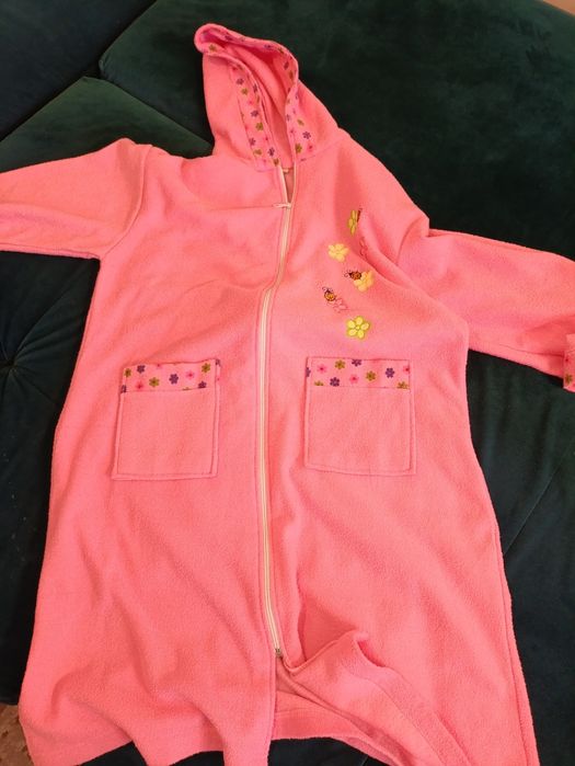 Szlafrok damski różowy