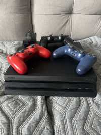 PlayStation4 PRO 1 TB, PS4 PRO, 3 x PAD, ladowarka na dwa pady