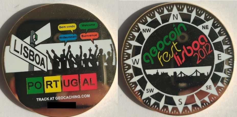 Geocoin Geocaching Portugal