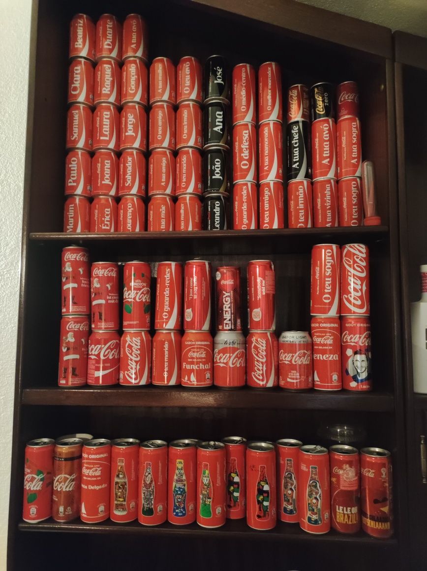 Coleção Latas Coca-Cola