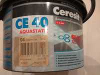 Фуга Ceresit CE 40 Aquastatic сріблястий 4 кг. Шланг на смеситель