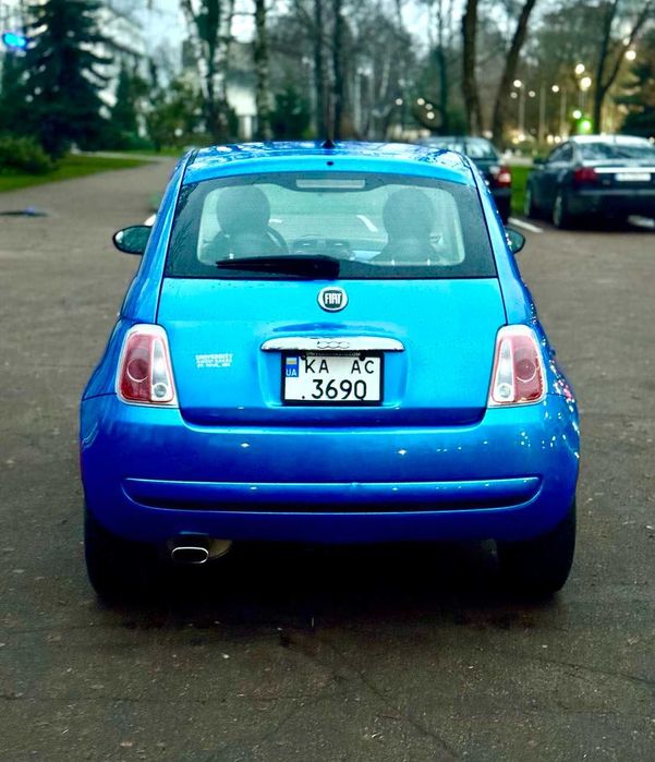 Fiat 500 Pop 2015 Blue 1.4L автомат