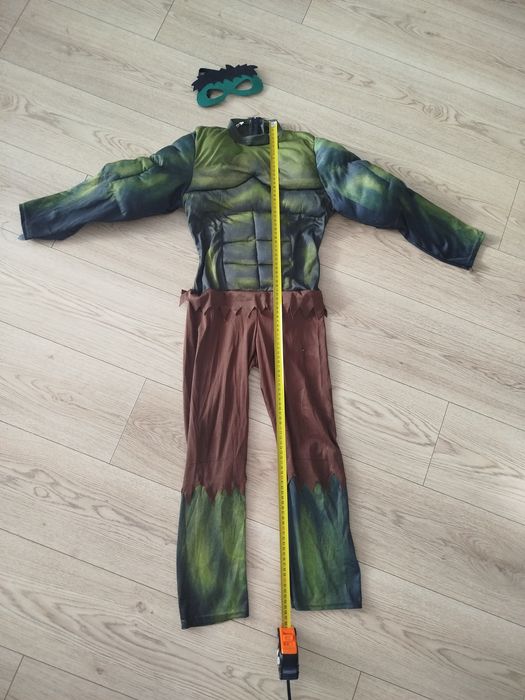 Strój karnawałowy/kostium Hulk roz. 122-134 plus maska