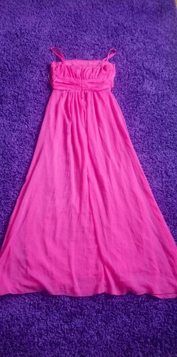 długa różowa sukienka Reserved !