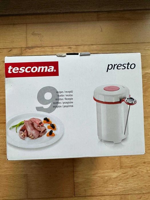 Preparador de fiambre Tescoma Presto - com termómetro - como novo!