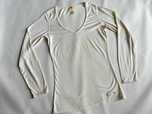 Kari Traa _ Beżowa koszulka longsleeve M _ merino wool + silk