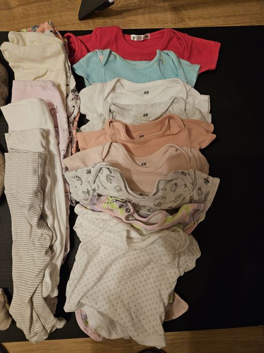 Paczka ubrań 62 zima dziewczynka Newbie HM Coccodrillo Smyk Primark Ne