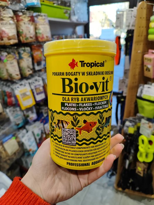 Tropical pokarm płatki dla ryb duże pudełko 1000ml