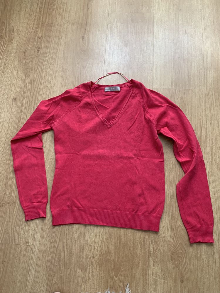 Sweterek firmy Zara różowy