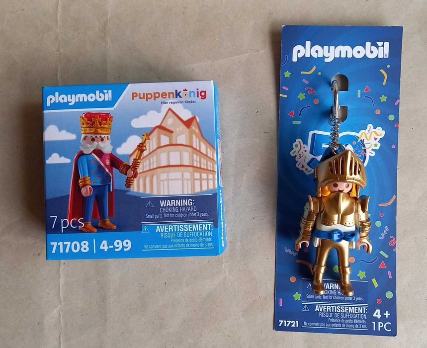 playmobil Exclusivos: 71708 Puppenkönig + 71721 Anniversary Keychain