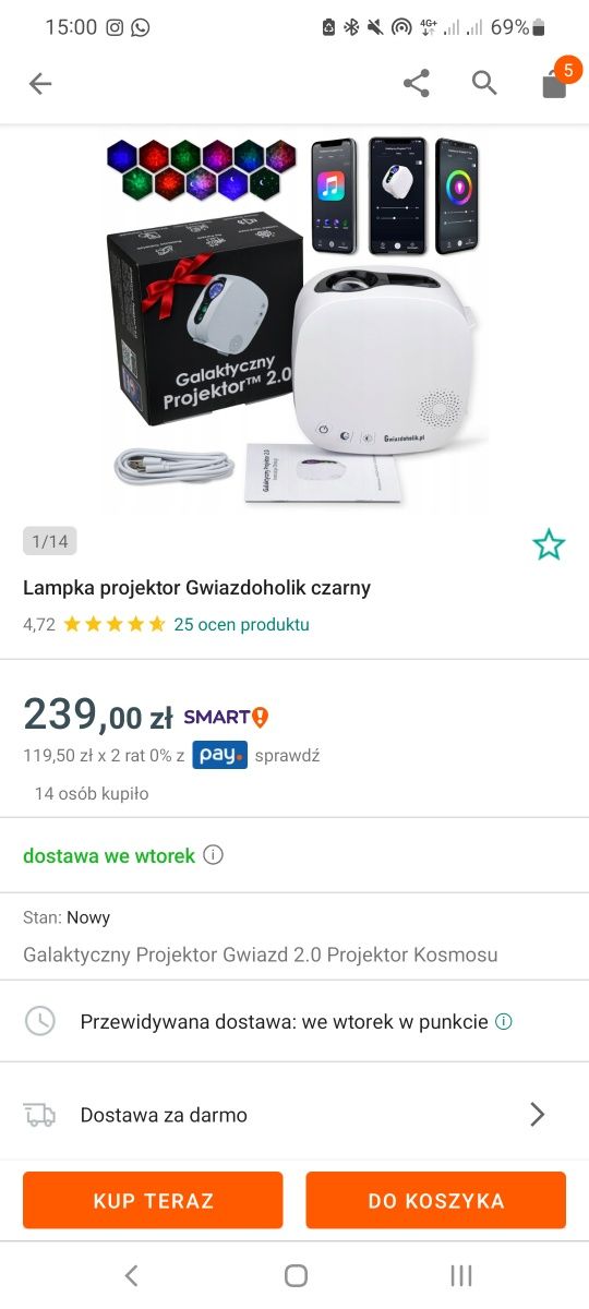 Galaktyczny Projektor Gwiazd 2.0
