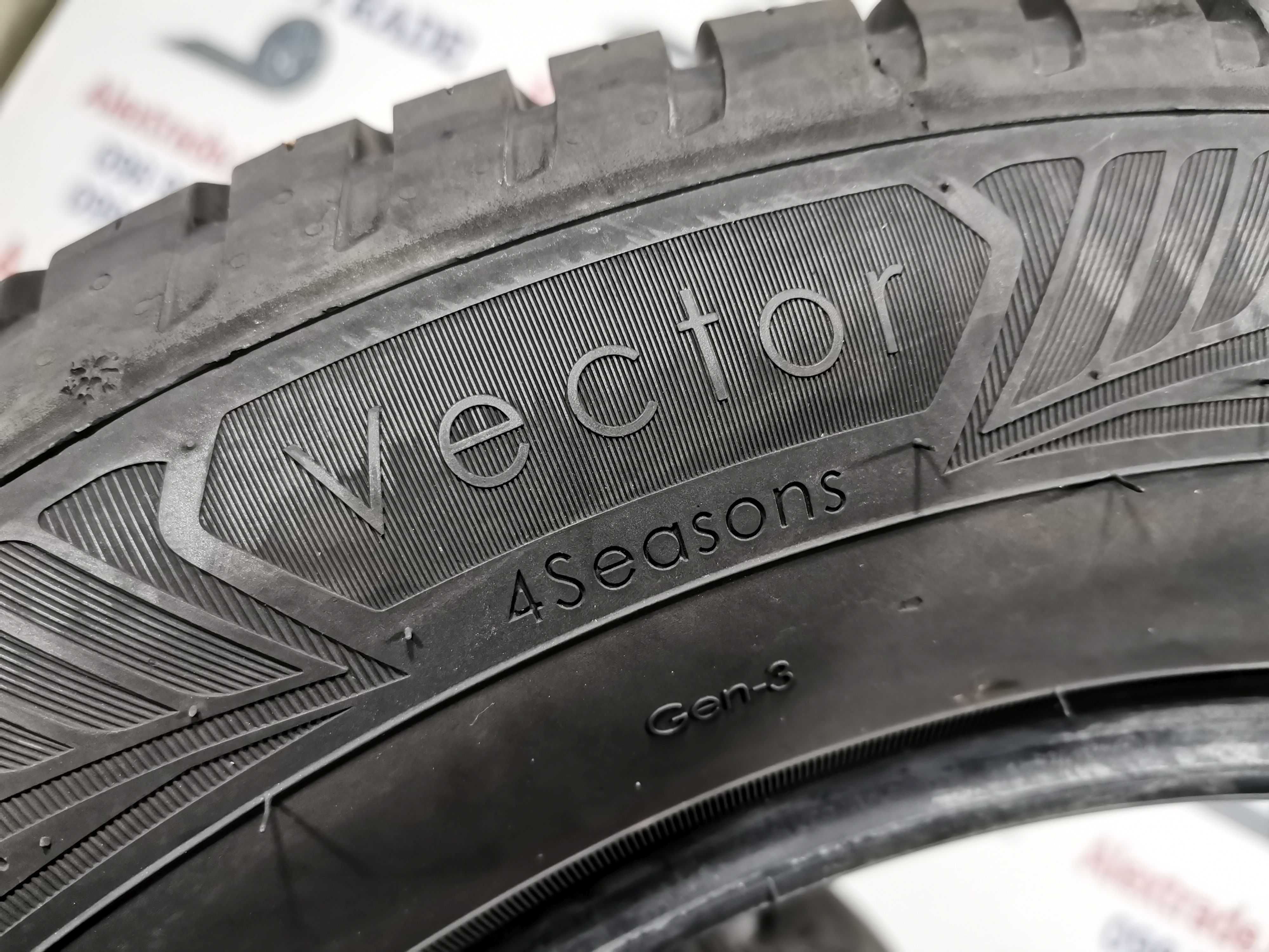 2 шт 195/65 R15 Goodyear Vector 4Seasons Gen-3 шини б/у 2021 рік, 7 мм