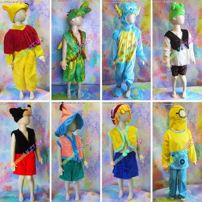 Костюм бетмен, спайдермен, супермен, трансформер, чортеня, янгол