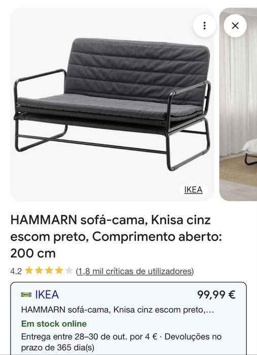 Sofaá cama, conservado cm colchoes.