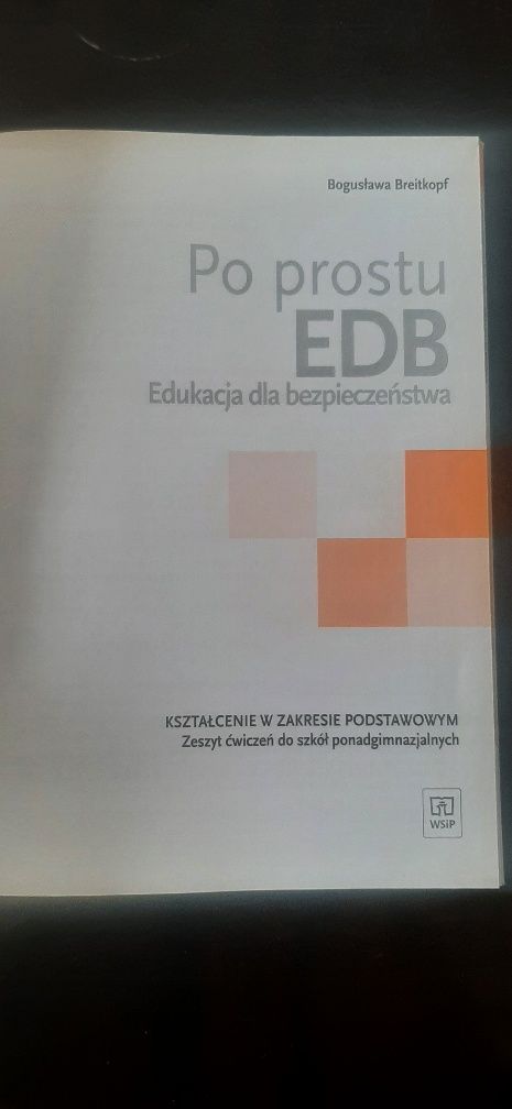 EDB edukacja dla bezpieczeństwa zakres podstawowy Książka+Ćwiczenia