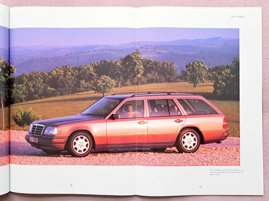 MERCEDES W124 T-Modell / S124 Kombi 1993 - prospekt 40 str., stan BDB-