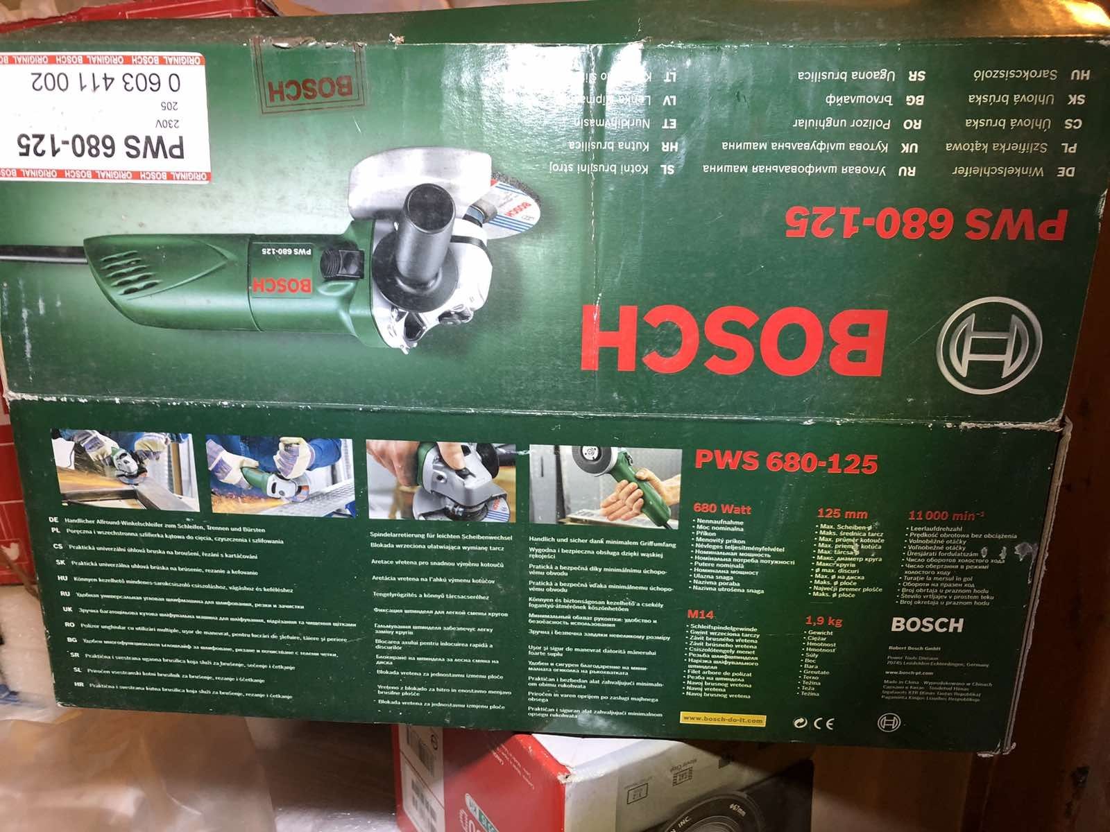 Продам болгарку Bosch PWS 680-125