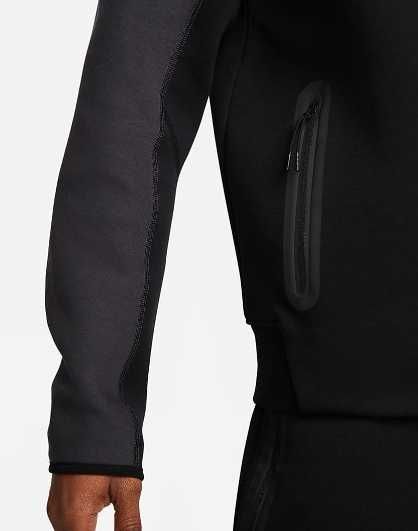 Nike Tech Fleece Windrunner Full-Zip Hoodie Black