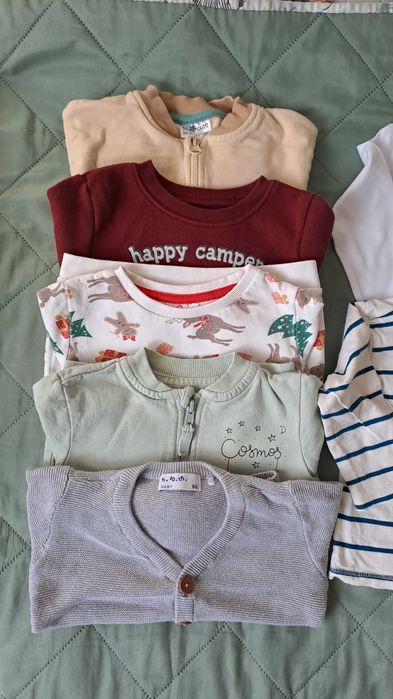 Paka ubranek chłopięcych r.86