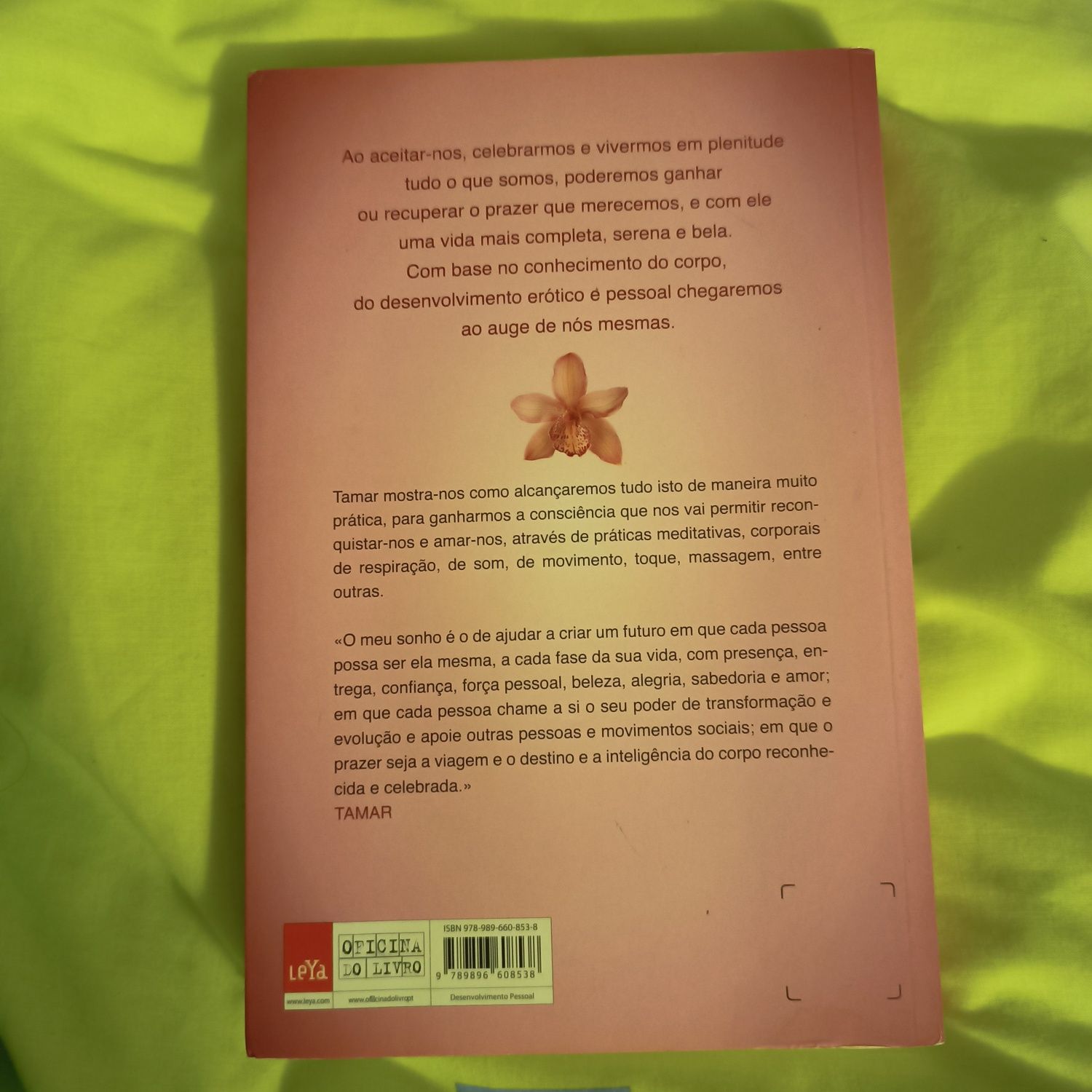 Livro "O Mel da Deusa" de Tamar, como novo