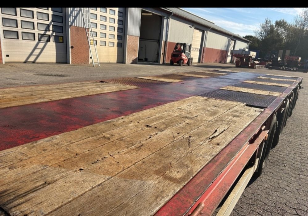 Naczepa niskopodwoziową 4 osie goldhofer STN-L4-50/80